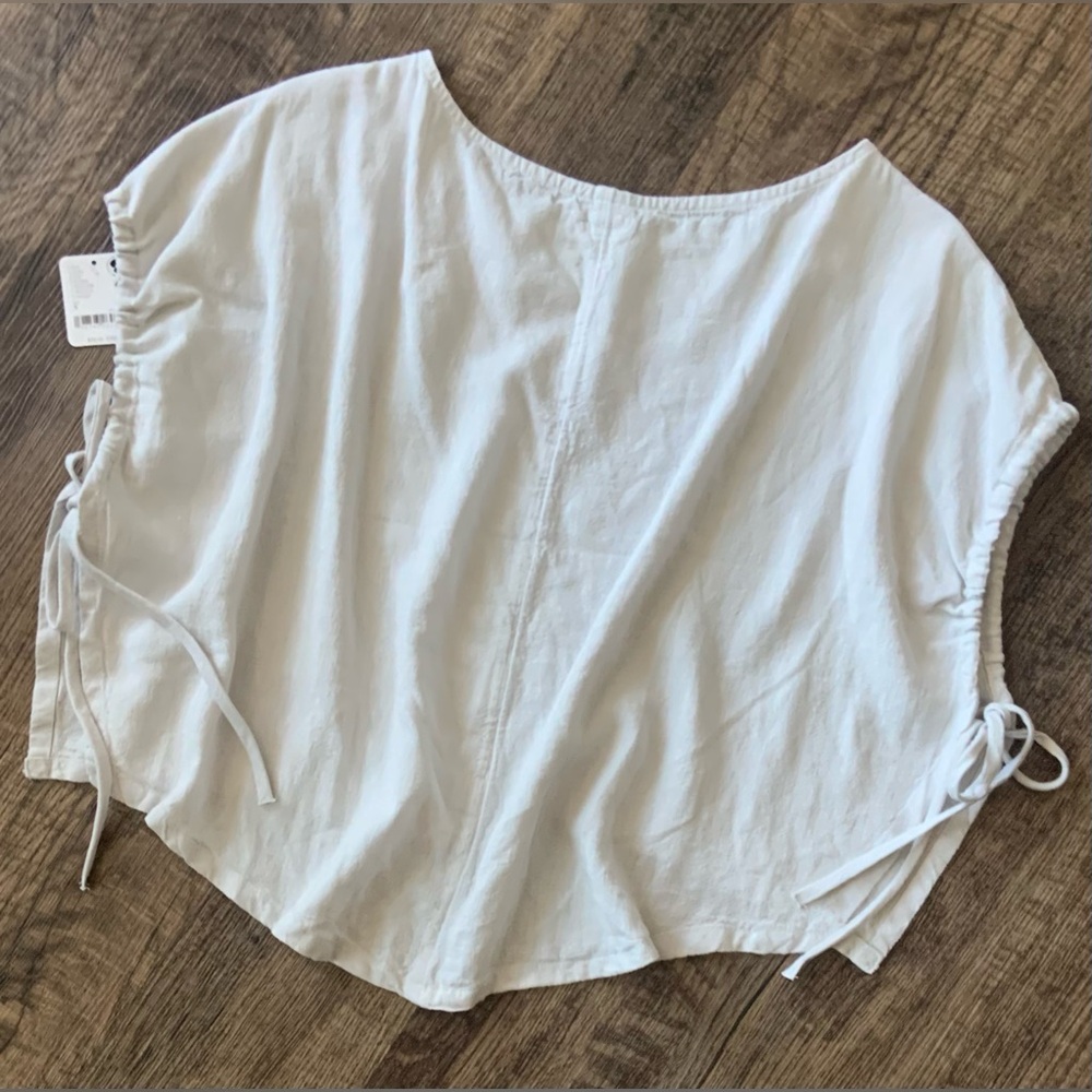 Free People ~ Free-est In-House Collection ~ Luna Linen Top ~ * NWT * - Picture 4 of 12